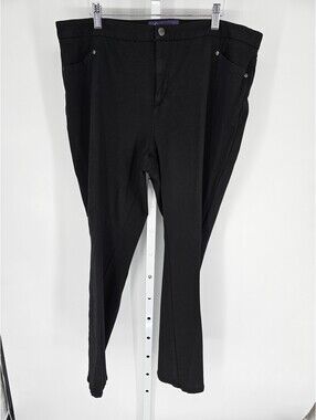 Not Your Daughter's Jeans Women's Black High-Rise Skinny-Leg Jeans Size 18W